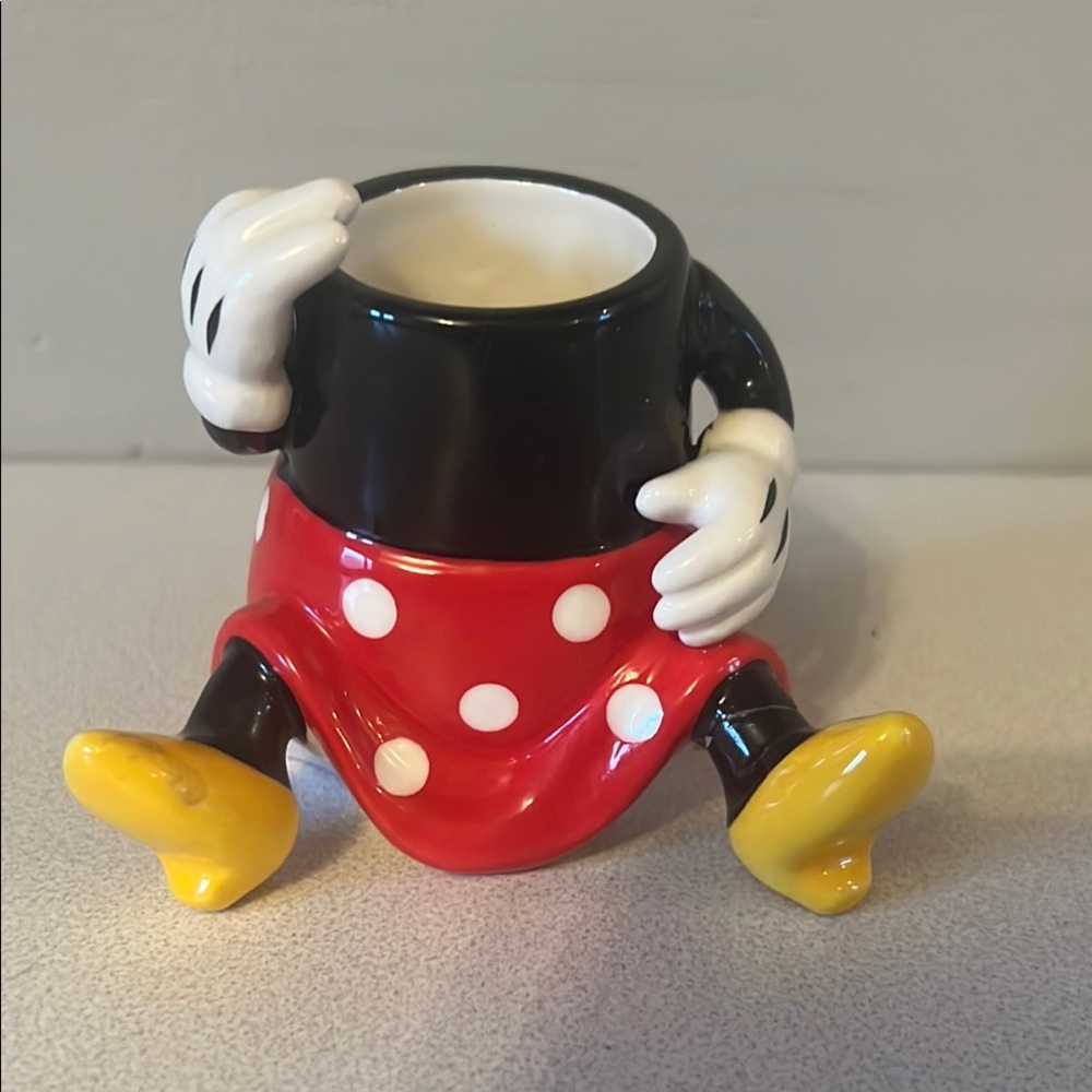 Disney Character tooth pick holder with Red and Yellow Accents